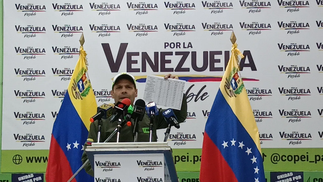 Juan Carlos Alvarado, secretario general del partido Copei.