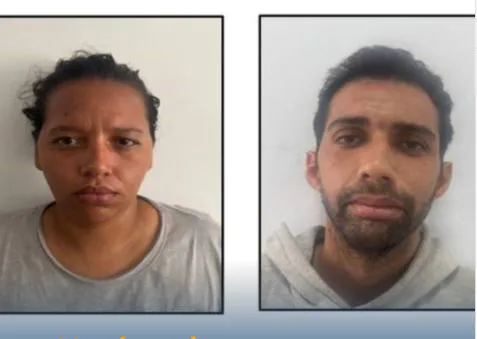 DETENIDOS ALIAS "LA NEGRA" Y "EL FLACO"/ FOTO: CORT. VTV