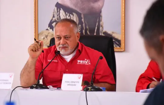 Diosdado Cabello, primer vicepresidente del Partido Socialista Unido de Venezuela (PSUV)
