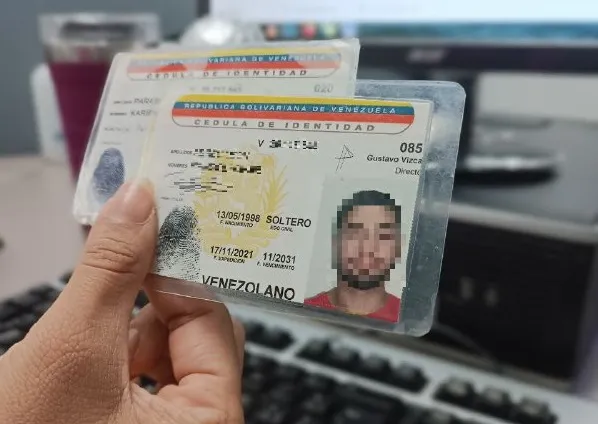 Cédula venezolana. Cortesía