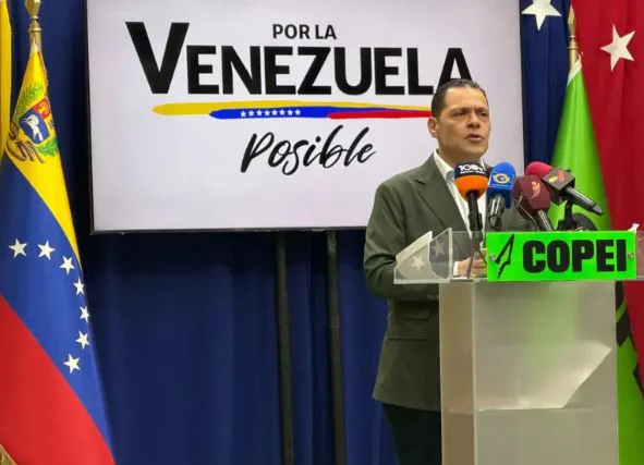 Juan Carlos Alvarado, secretario genral del partido Copei.