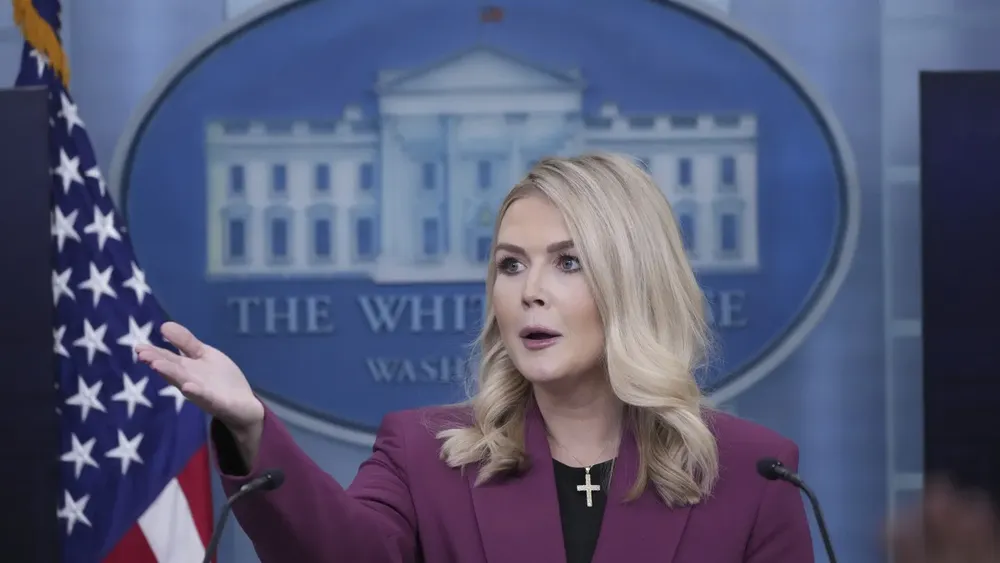 Karoline Leavitt, secretaria de prensa de la Casa Blanca