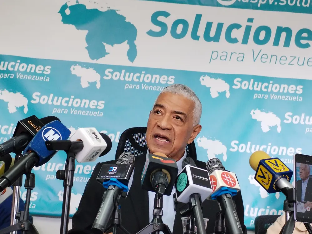 Claudio Fermín, presidente del partido Soluciones para Venezuela.
