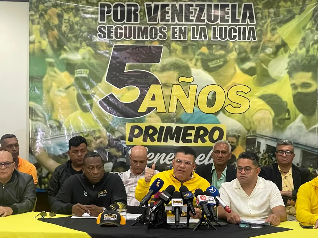 Luis Parra, dirigente del partido Primero Venezuela.
