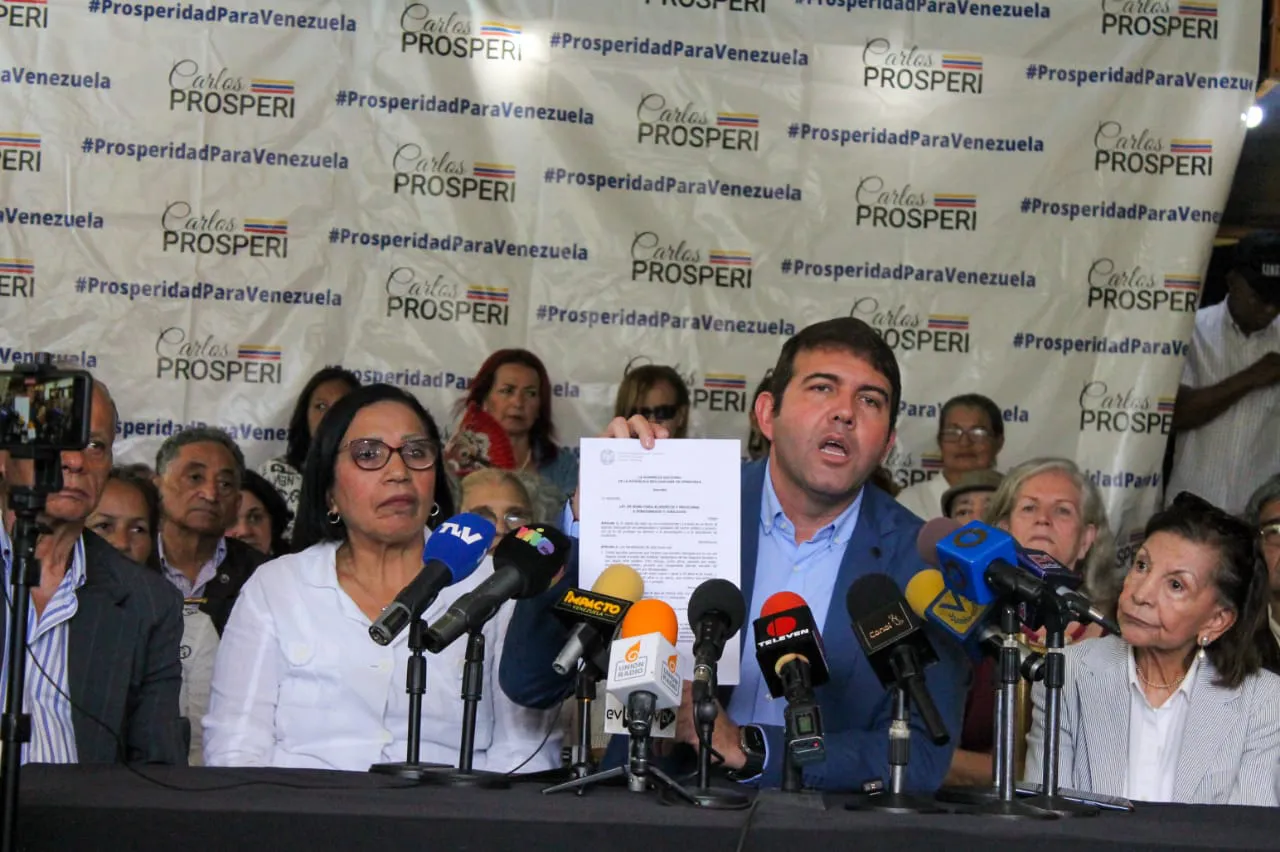 Carlos Prosperi, candidato a las elecciones primarias de la oposición venezolana. 