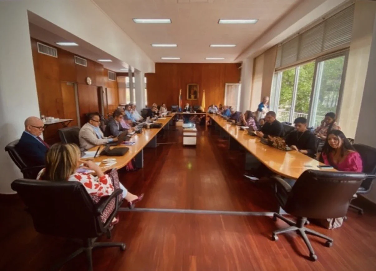 Sesión el Consejo Universitario de la UCV para discutir elecciones.