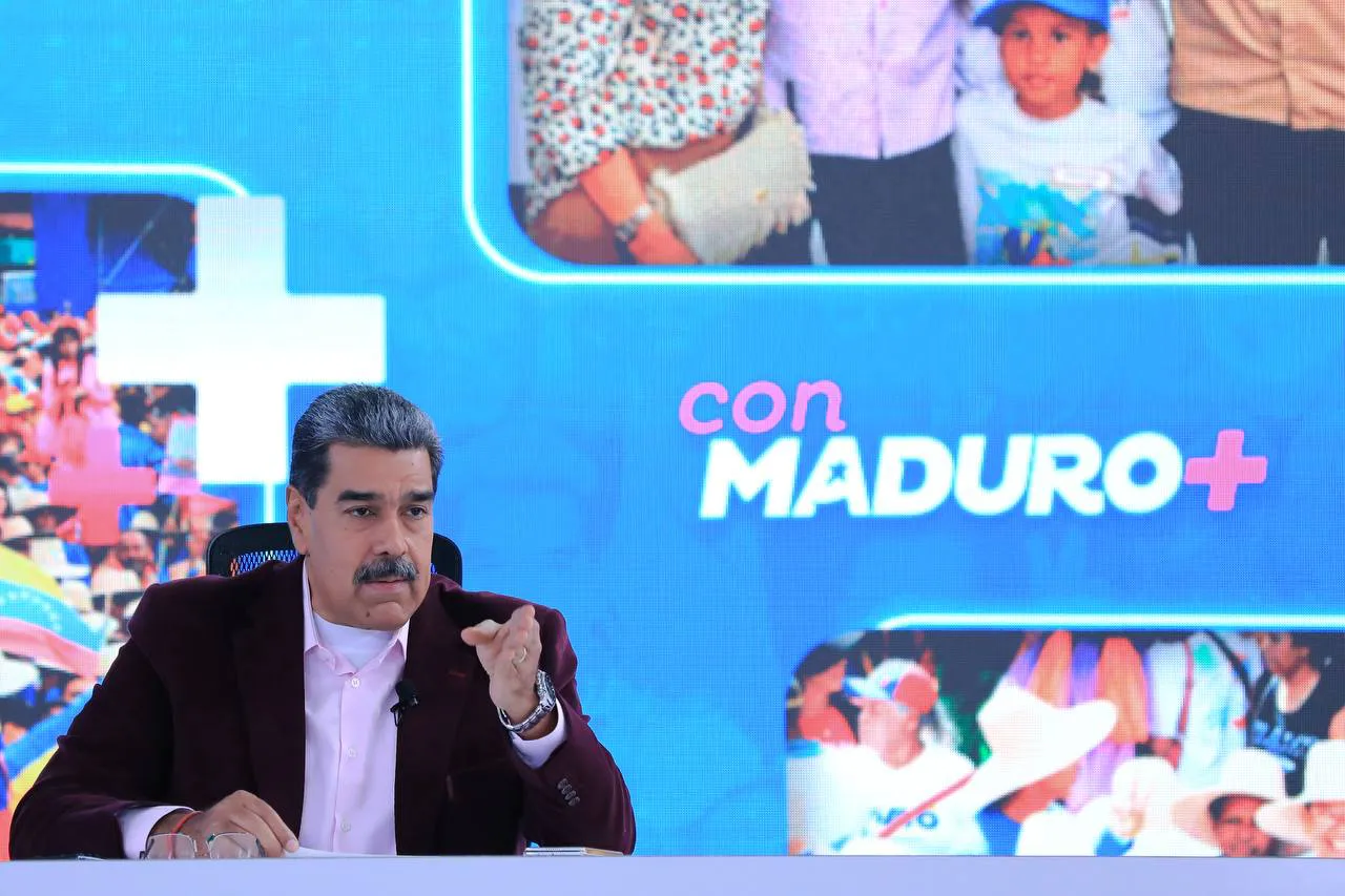 Niolcás Maduro, presidente de Venezuela.
