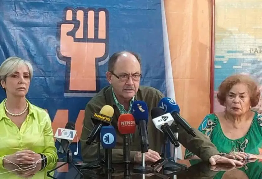 Felipe Mujica, secretaio general del MAS.