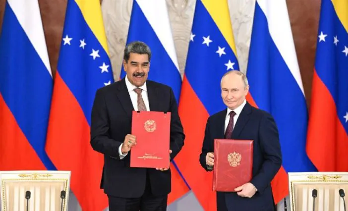 Nicolás Maduro y Vladimir Putin.