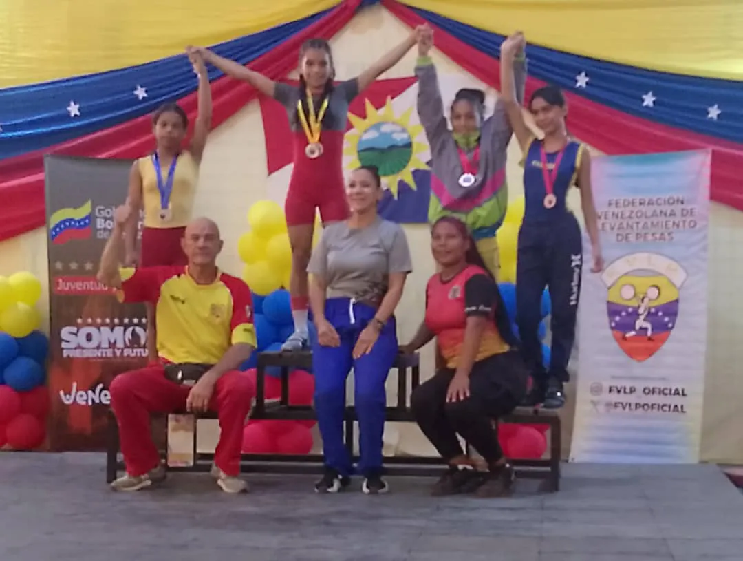 Ganadoras del Campeonato Nacional de Levantamiento de Pesas 