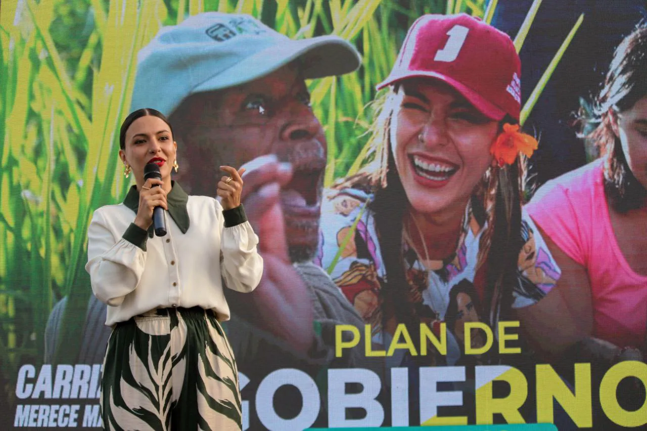 Jennifer Mujica, candidata a la Alcaldía del municipio Carrizal.