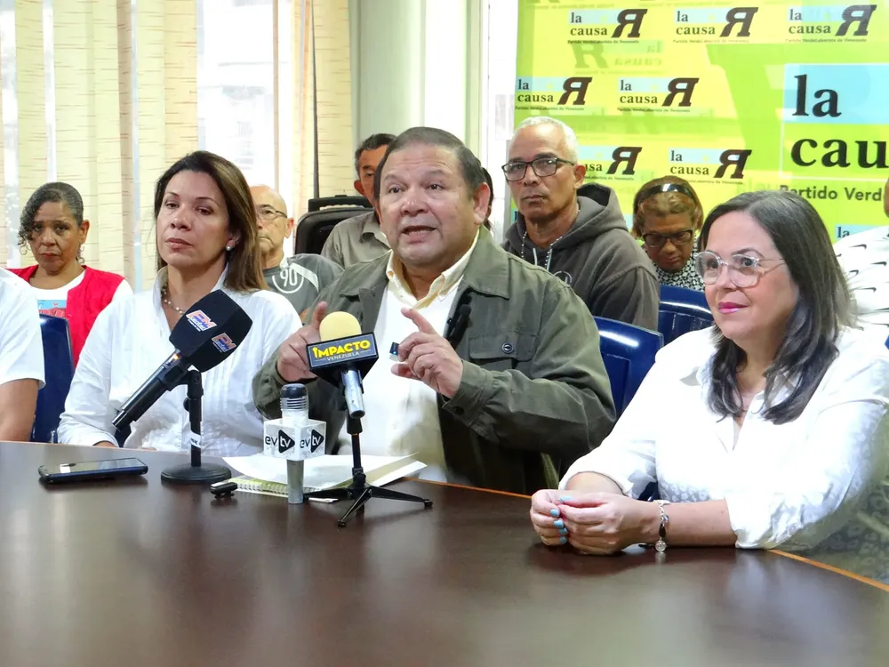 Andrés Velásquez, dirigente nacional del partido Causa Radical.