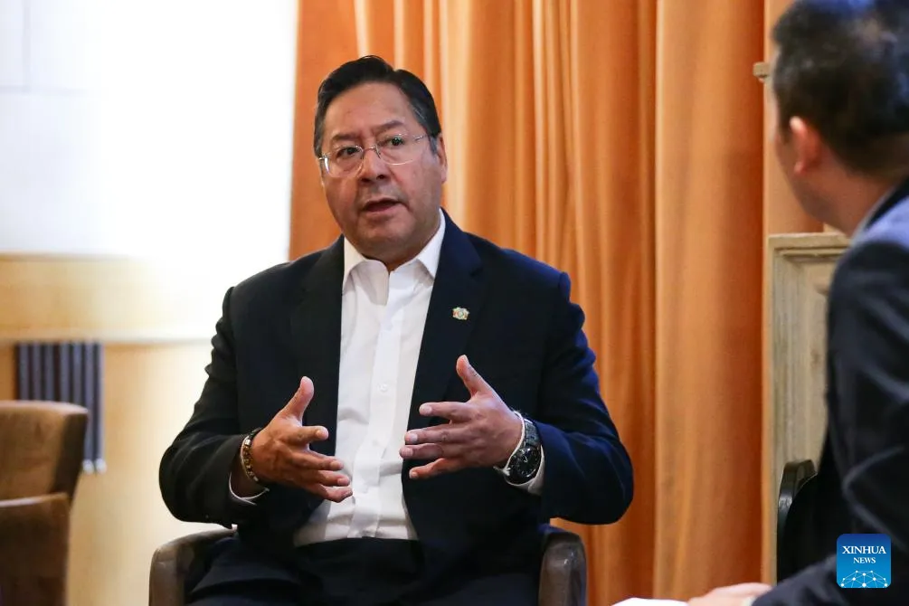 Luis Arce, presidente de Bolivia - Foto Xinhua