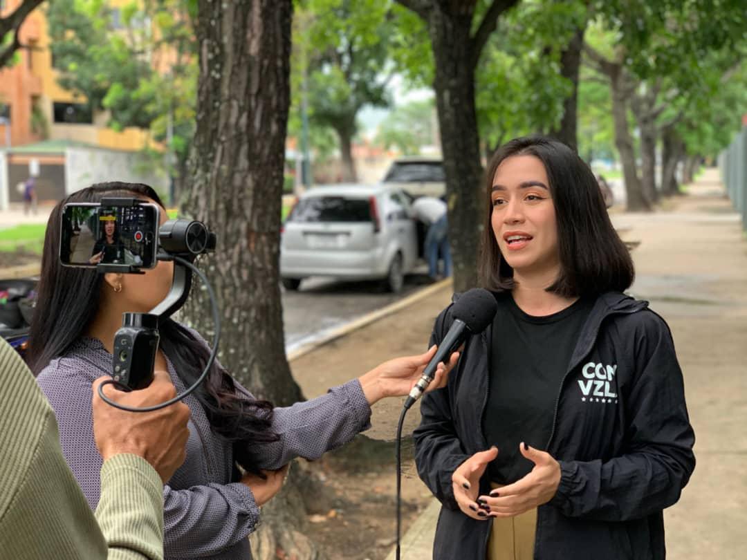 Albany Colmenares, secretaria política regional de Vente en Carabobo.