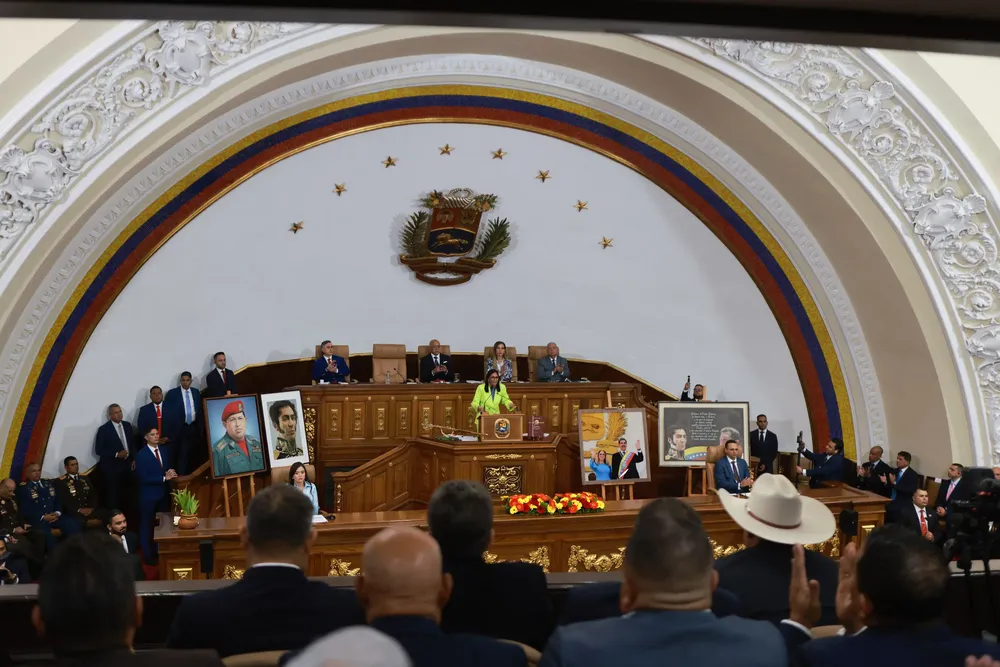 Delcy Rodríguez, presidenta encargada de Venezuela.