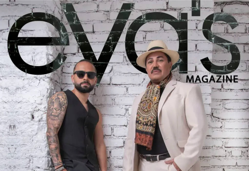 Luis Silva y Aníbal Hamilton, edición 1343 de la revista Eva's Magazine.