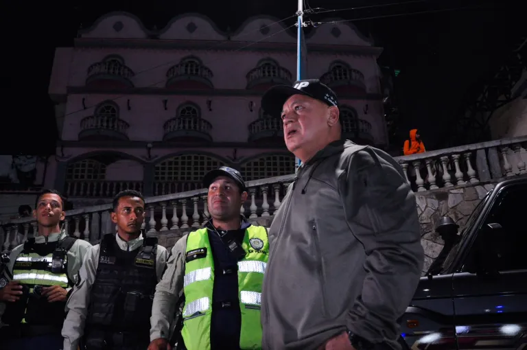 Diosdado Ceballo, ministro de interio y justicia.