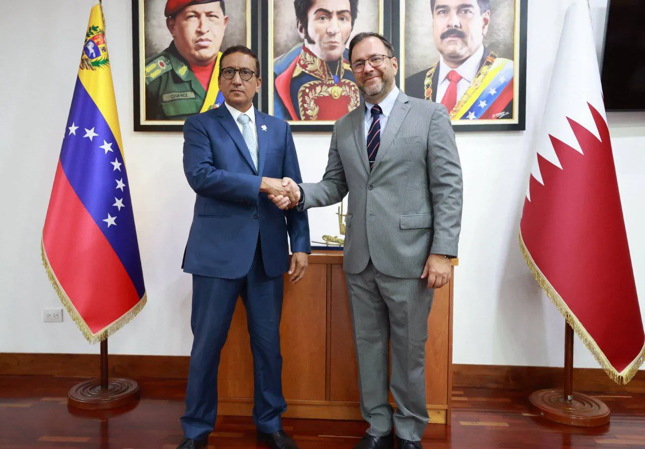 Venezuela y Qatar/ Foto: Cort. Yván Gil