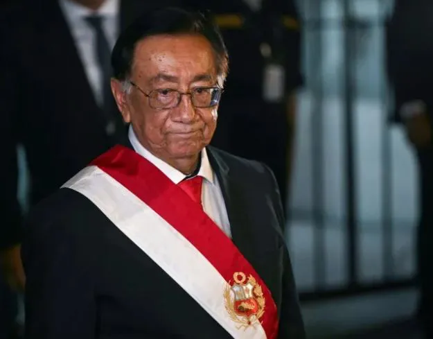 José María Balcázar, presidente interino de Perú/ Foto: AFP 