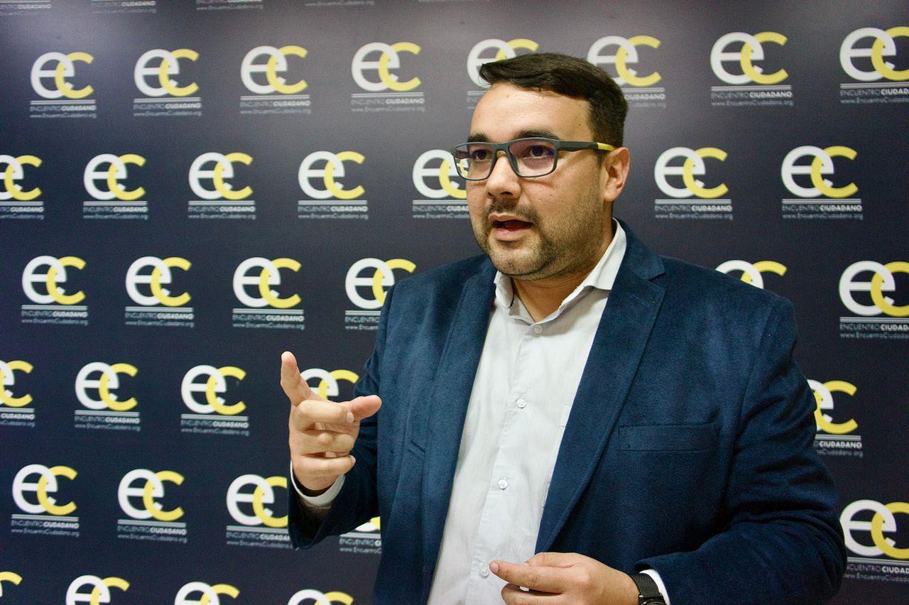 Yván Pique, dirigente del partido Encuentro Ciudadano.