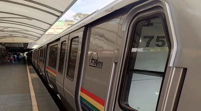 Tren del Metro de Caracas.