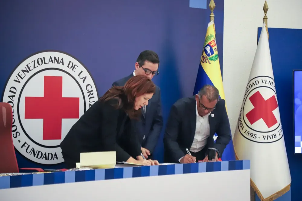 Cruz Roja Venezolana, CICR e IFRC firmaron un acuerdo tripartito para fortalecer la acción humanitaria en Venezuela