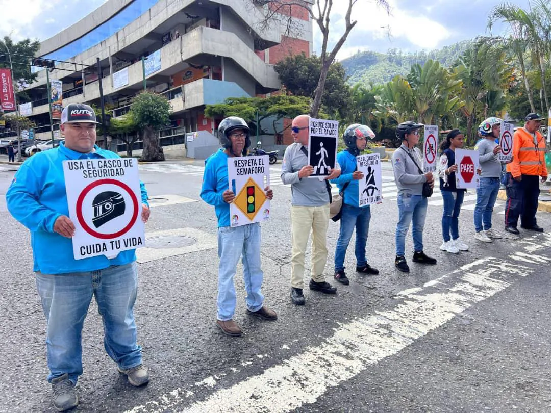 Jornada de Educación Vial en el Municipio El Hatillo.