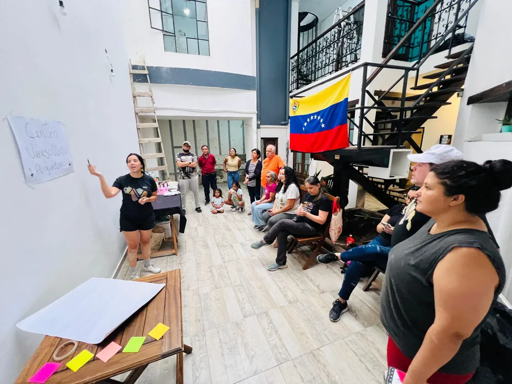 Centro de integración de migrantes venezolanos en Argentina 