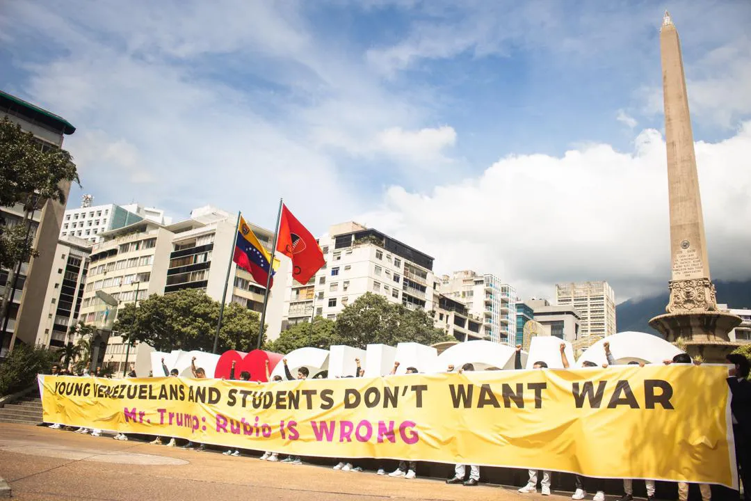 Jóvenes piden mediación de la ONU en el conflicto de EEUU y Venezuela