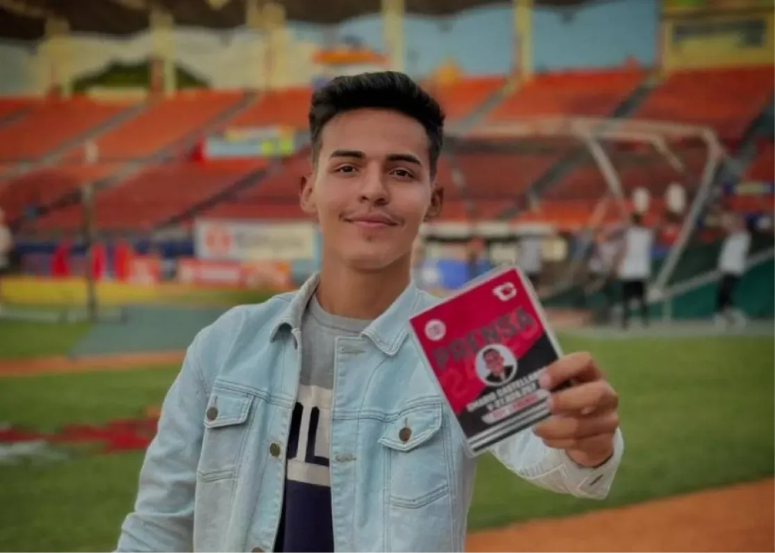Omario Castellanos, estudiante de Comunicación Social.