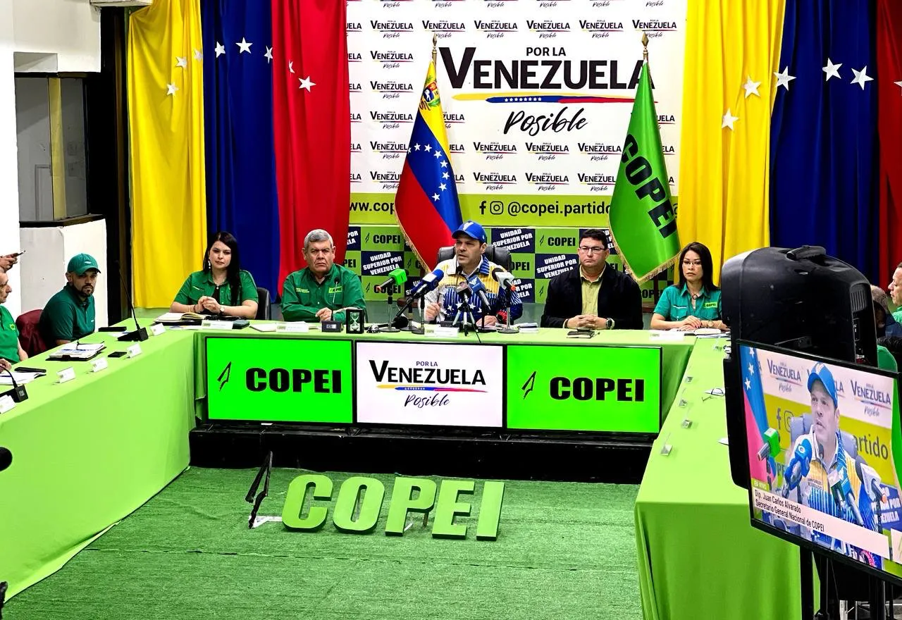 Juan Carlos Alvarado, secretario general del partido Copei.