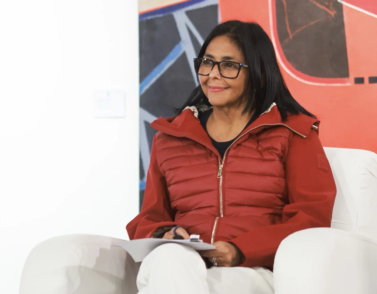 Delcy Rodríguez, presidenta encargada de Venezuela,