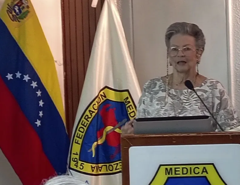 Isis Nezer de Landaeta, expresidenta de la Academia Nacional de Medicina