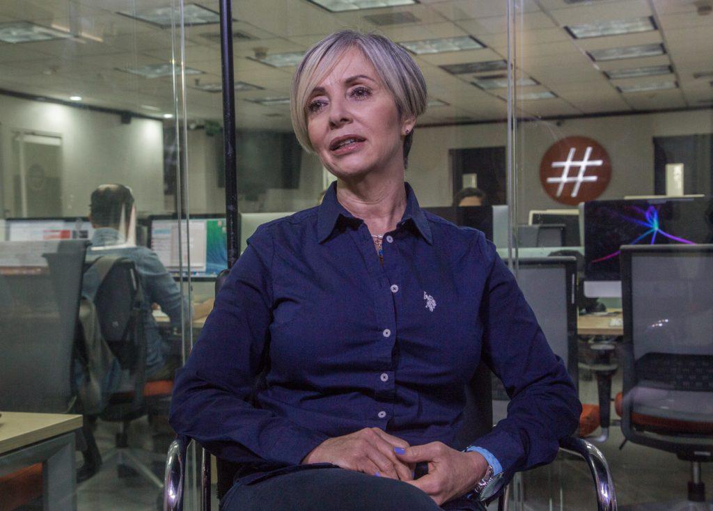 María Verdeal, vicepresidenta del Movimiento al Socialismo MAS.