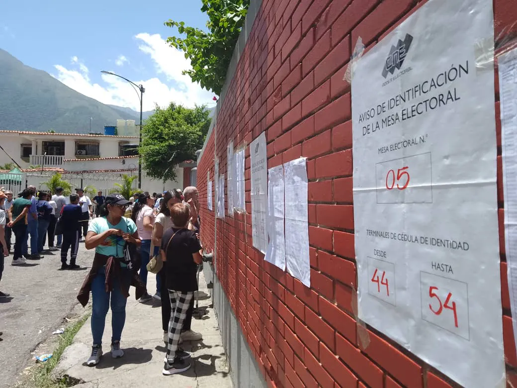 Centro Electoral, elecciones 28 de julio 2024.