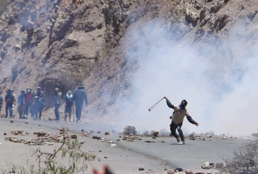 Protestas en Bolivia. Foto: Xinhua