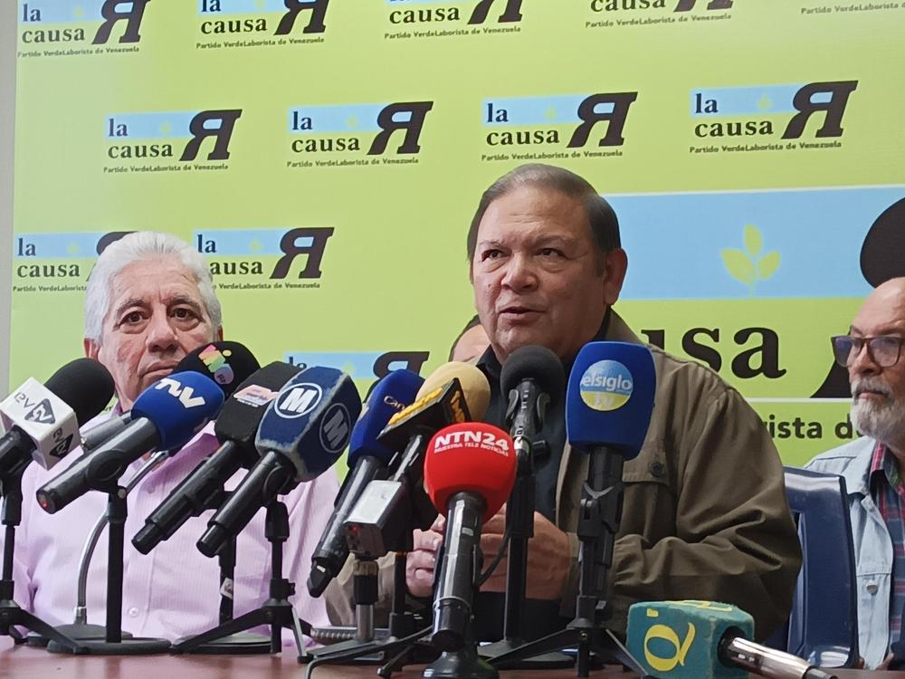 Andrés Velasquez, dirigente nacional del partido Causa Radical.