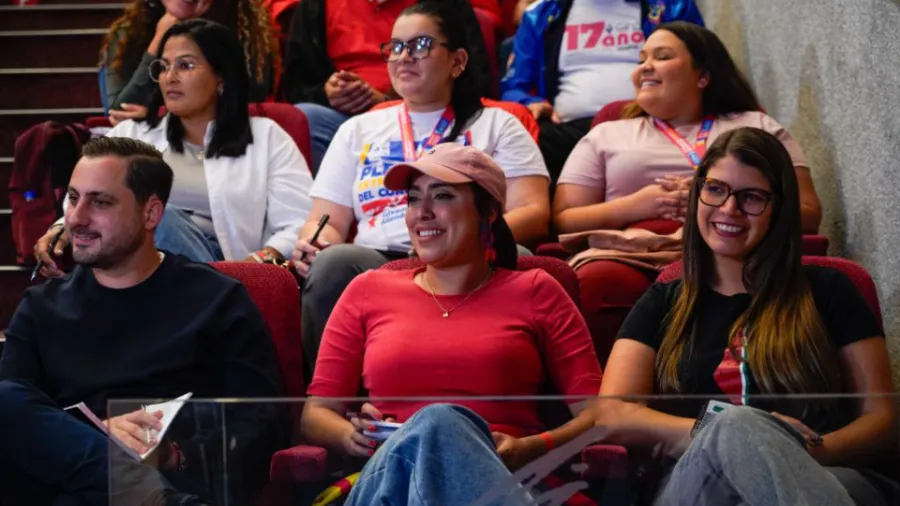 Militantes del PSUV.