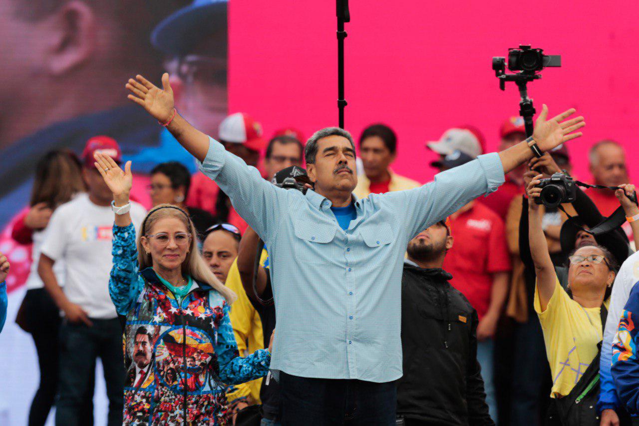 Nicolás Maduro, candidato presidencial del PSUV.