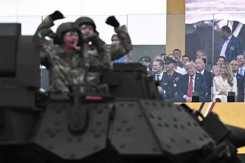 El desfile circuló por las principales calles de Washington D.C., la capital de EEUU. Foto: BBC