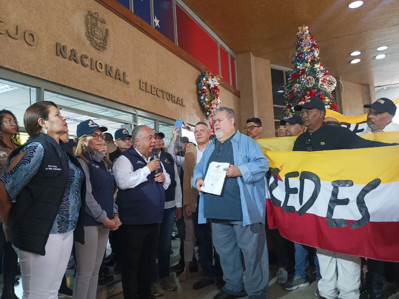 Juan Barreto, coordinador nacional del partido Redes.