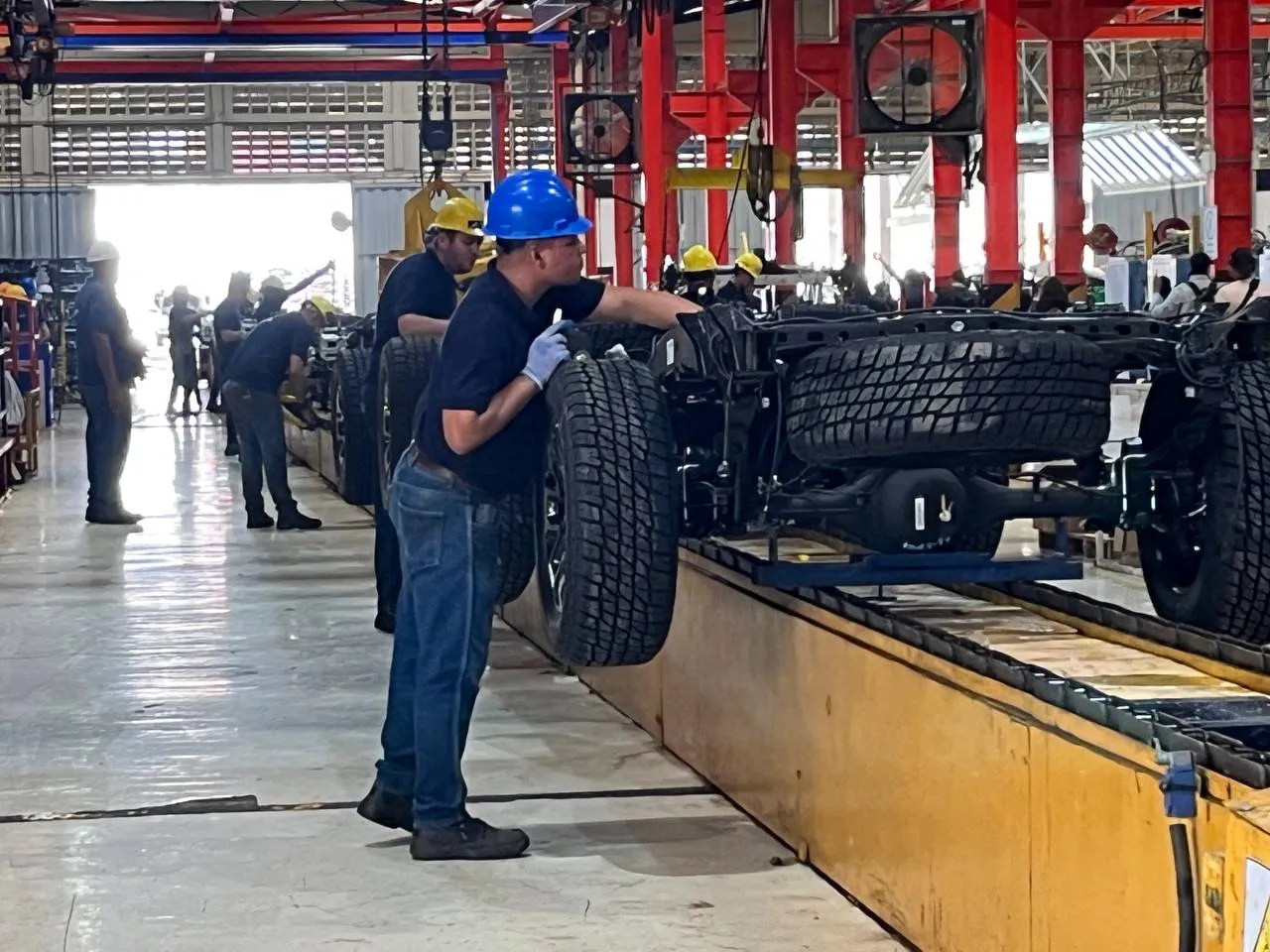 Fabrica de automóviles Jac Motors de Venezuela, ubicada en la ciudad de Yaritagua, estado Yaracuy.