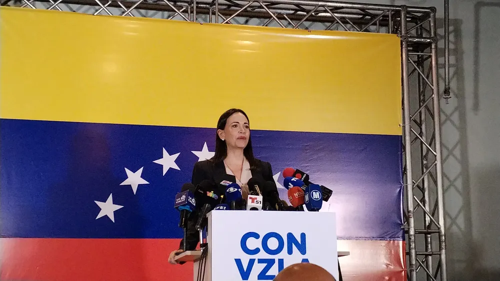 María Corina Machado, candidata presidencial opositora.