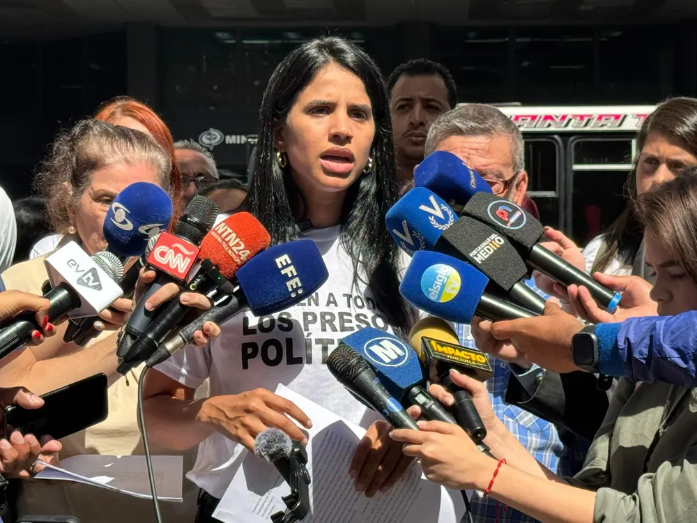 Sairam Rivas, pareja del dirigente opositor Jesús Armas.