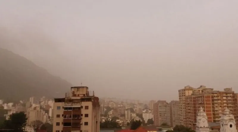 Polvo del Sahara.