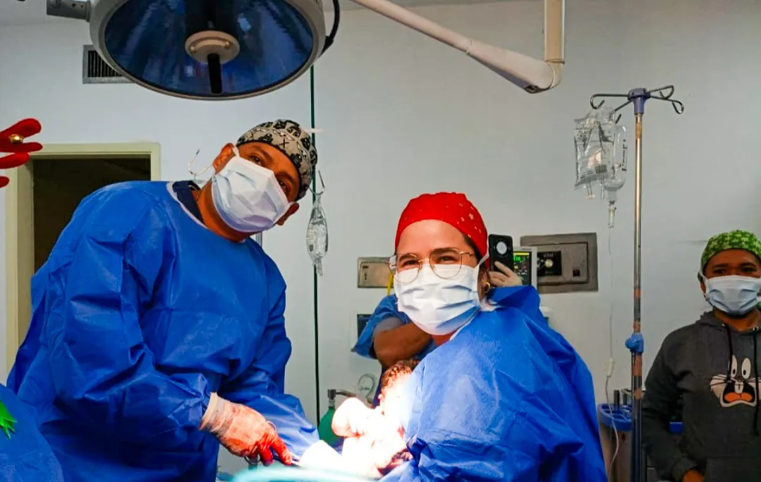 Fraidelyn Domínguez Monzon, primera venezolana nacida en el año 2026.