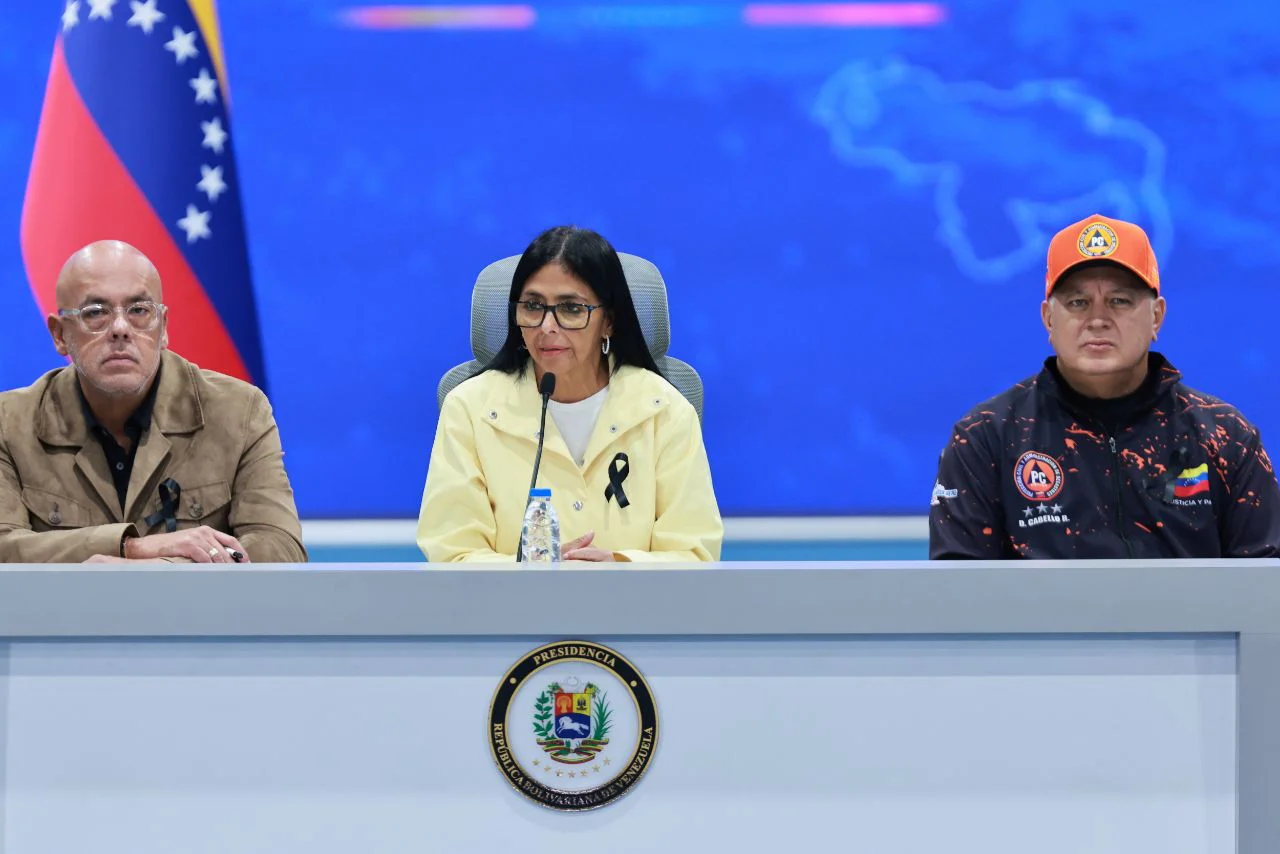 Delcy Rodríguez, presidenta encargada de Venezuela