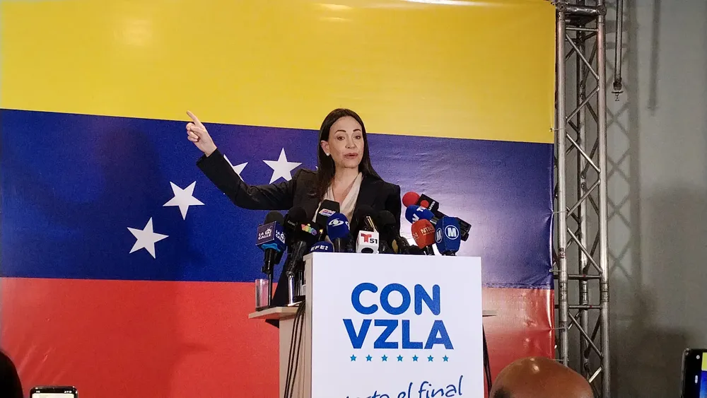 María Corina Machado, candidata presidencial opositora.