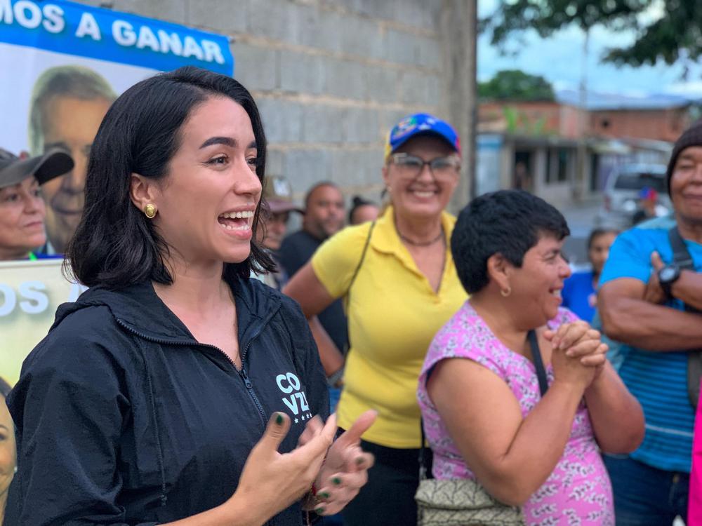 Albany Colmenares, coordinadora de la Gran Alianza Nacional (GANA) .