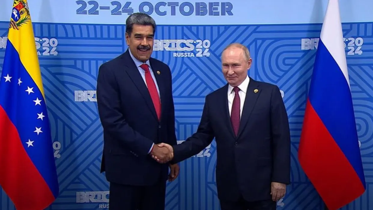 El presidente de Rusia, Vladimir Putin, se reúne con el presidente , Nicolás Maduro